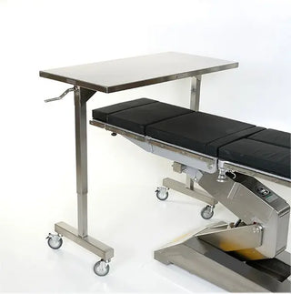 Medical MidCentral Height Adjustable Table with adjustable height on a white background