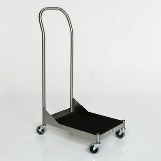 MidCentral MCM-145 Step Stool Cart with a handle on a white background
