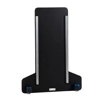 Black and silver MidCentral MCM-301 Free Access Arm and Hand Table with 2″ Pad on a white background