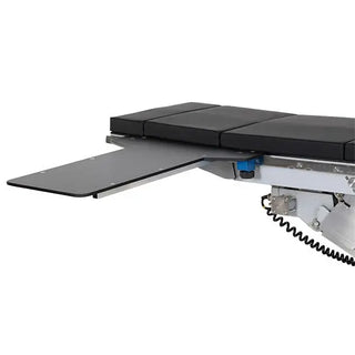 Medical MidCentral MCM-301 Free Access Arm and Hand Table with 2″ Pad with adjustable components on a white background