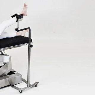 MidCentral MCM154 Stand Alone Leg Prep with a foot on a white background