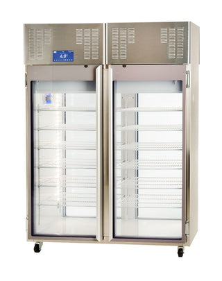 Migali Scientific EVOX-2PT-LB-RC Upright Pass-Thru Medical Refrigerator, 48.1 Cu. Ft.