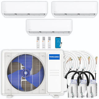 MrCool DIYM327HPW05D00 5th Gen Multi-Zone 3-Zone 27,000 BTU 23 SEER2 (9K + 9K + 9K)