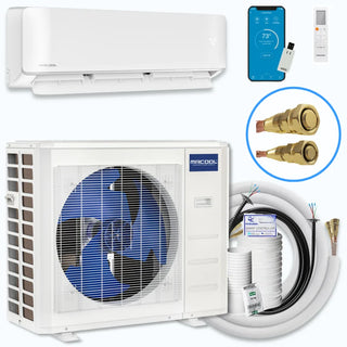 MrCool DIYS-18-HP-230A11-O 18K BTU 230V White Wall Mount Air handler and Condenser