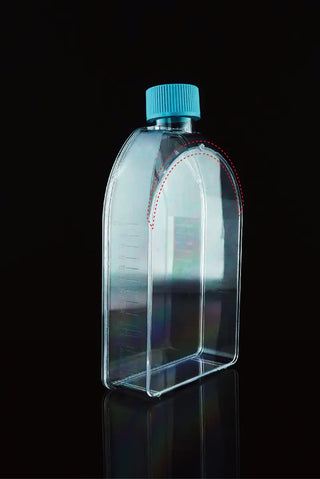 NEST Scientific 150cm2 U-Shaped Canted Neck Cell Culture Flask, Plug Seal Cap, TC Treated or Non-Treated, Sterile 5/pk, 40/cs