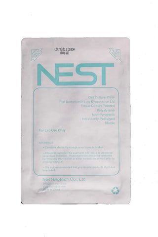 NEST Scientific 712001 12 Well Cell Culture Plate, Flat, TC Treated, Sterile, Individually Wrapped In Peelable Film