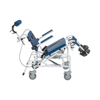 Drive DeVilbiss Healthcare NRS18010 Flip-Back Arms Reclining Backrest Aluminum Frame 3-in-1 Commode/Shower Chair