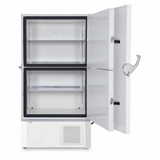 PHCbi  FrostLess -86°C upright ultra low temperature freezer with natural refrigerants and EZlatch door handle