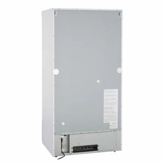 PHCbi sliding glass door pharmaceutical refrigerator with OLED display, forced-air cooling, LED lighting, and insulated dual-pane glass doors