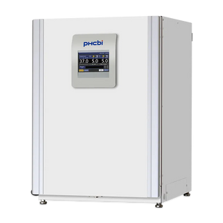 PHCbi MCO-170MP-PA Cell-IQ multigas CO₂/O₂ incubator with color LCD touchscreen, dual IR CO₂ sensor, zirconia O₂ sensor, and inCu-saFe chamber