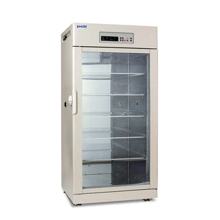 PHCbi MCO-80ICL-PA CytoGrow ReachIn CO₂ incubator with heated glass door, LED displays, horizontal laminar airflow, and 851L chamber