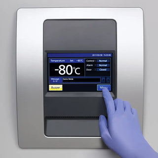 PHCbi MDF-DU502VXC-PA TwinGuard -86°C upright ultra low temperature freezer with dual independent cooling systems and VIP Plus insulation