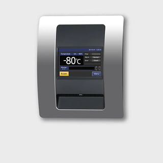 PHCbi MDF-DU901VHA-PA VIP ECO 29.8 cu ft upright ultra low temperature freezer with -86°C storage and touchscreen controller