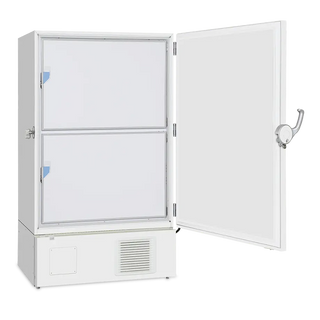 PHCbi MDF-DU901VHA-PA VIP ECO 29.8 cu ft upright ultra low temperature freezer with -86°C storage and touchscreen controller