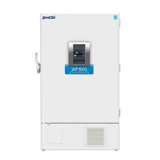 PHCbi MDF-DU901VHA-PA VIP ECO 29.8 cu ft upright ultra low temperature freezer with -86°C storage and touchscreen controller