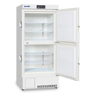 PHCbi MDF-MU549DHL-PA -40°C dual chamber biomedical freezer with LED display, natural refrigerant, and inverter compressor