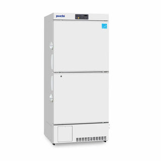 PHCbi MDF-MU549DHL-PA -40°C dual chamber biomedical freezer with LED display, natural refrigerant, and inverter compressor