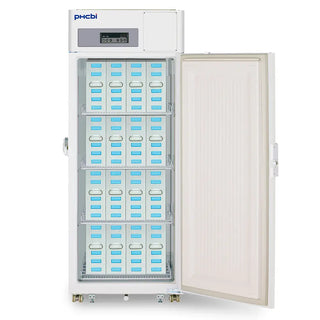 PHCbi MDF-U731M-PA -30°C manual defrost upright biomedical freezer with LED controller and adjustable wire shelves