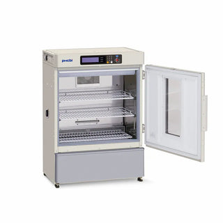 PHCbi MIR-154-PA heated and cooled laboratory incubator with viewing window, LCD controller, forced-air circulation, and 123L capacity