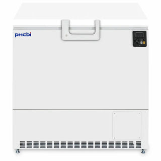 PHCbi VIP ECO Compact -86°C ultra low temperature chest freezer with natural refrigerants, Organic EL display, and VIP Plus insulation
