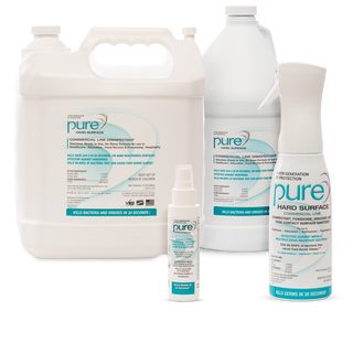 PURE Bioscience PURE Hard Surface jugs and spray bottles in several sizes