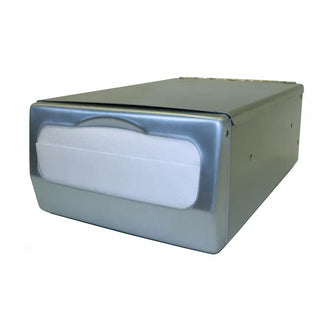 Palmer Fixture ND0061-13 brushed steel counter top mini fold napkin dispenser with 300-napkin capacity.