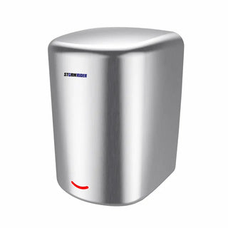 Palmer Fixture Storm Rider high speed hand dryer with adjustable sensor, LED status indicator and one-piece cover.