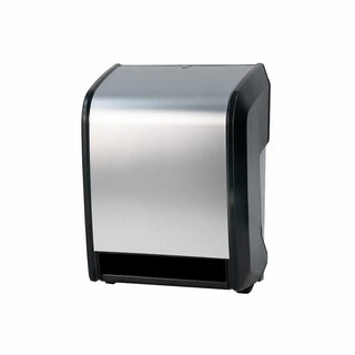 Palmer Fixture TD0264 premium touchless paper towel dispenser in brush matte stainless finish designed for commercial restroom applications.