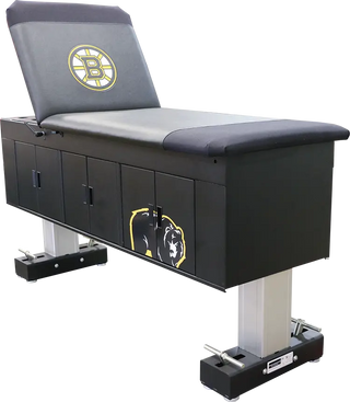 Pivotal Health ET Treatment Cabinet with Bruins logo on a white background