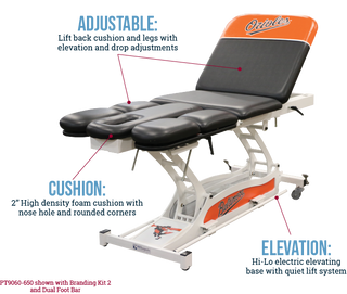Pivotal Health PT9060-650 Leg & Shoulder Therapy Table on a white background