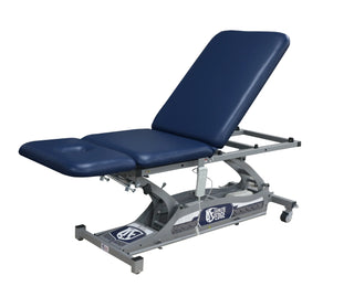 Blue Pivotal Health THERA-P™ Electric Treatment Table on a white background
