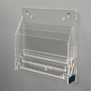 Poltex 3UPFILE-M 3 Slot Wall File Organizer for 8.5x11 Documents