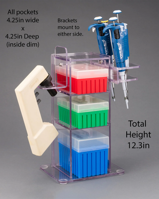 Poltex 3VTORG Lab Bench Vertical Organizer (PETG)