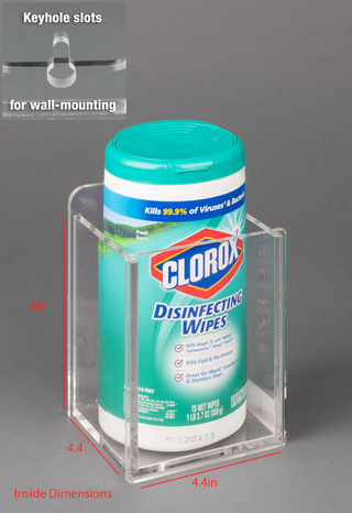 Poltex 3WIPTUB4.5 Wipe Tub Holder - 4.5x4.5x7