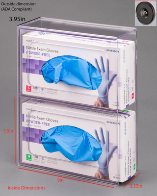 Poltex 5GBST Glove Box Holder ST (w/Magnets)