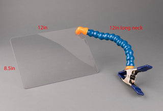 Poltex 8.5FLEXBIO Flex Neck Biohazard Shield 8.5x12 inch