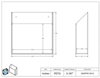 Poltex ADAPPE13413 ADA PPE Dispenser