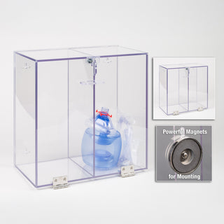 Poltex AMBUBAG16820 Emergency Airway Procedure Storage Box – 16W × 8D × 20T