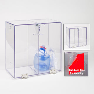 Poltex AMBUBAG16820 Emergency Airway Procedure Storage Box – 16W × 8D × 20T