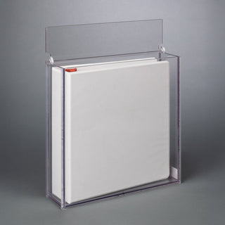 Poltex BINDRDUST 3 Ring Binder Holder with Lid