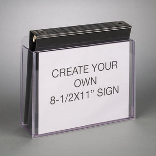 Poltex BINDRSIG 3 Ring Binder Holder with Sign