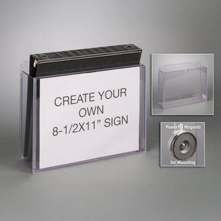 Poltex BINDRSIG 3 Ring Binder Holder with Sign