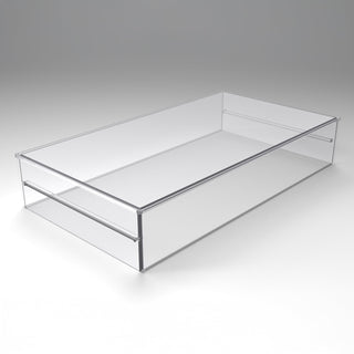 Poltex BLDTRY 5 x 9.5 PETG Blood Tube Rack Organizer Carrying Tray