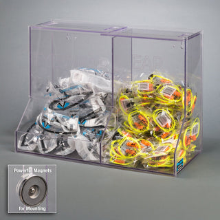 Poltex BLKEYEEAR Combo Eyewear / Earplug Bulk Dispenser