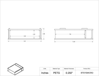 Poltex BTSYSCUBBY Benchtop Stack System