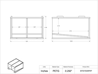 Poltex BTSYSCUBBY Benchtop Stack System