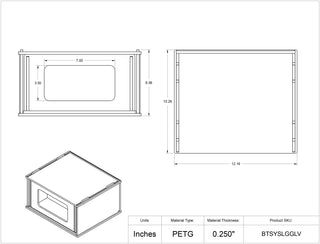 Poltex BTSYSCUBBY Benchtop Stack System