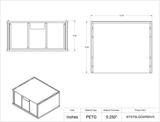 Poltex BTSYSCUBBY Benchtop Stack System
