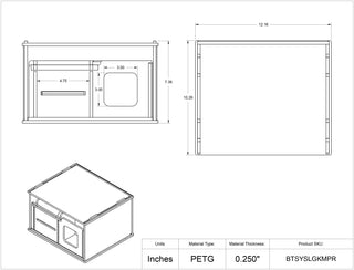 Poltex BTSYSCUBBY Benchtop Stack System
