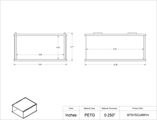 Poltex BTSYSCUBBY Benchtop Stack System